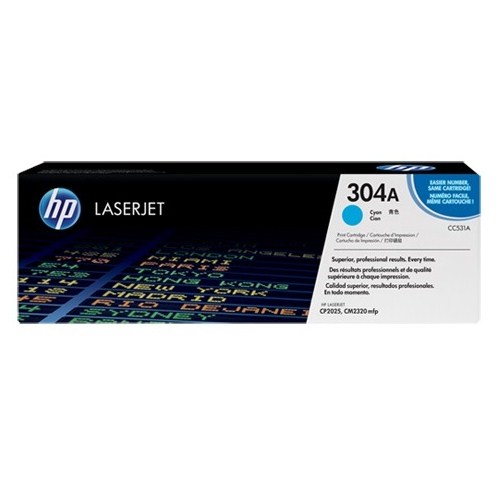 HP 304A 2800 Sayfa Kapasiteli Mavi Toner CC531A